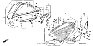 VFR1200F (DCT) Tank cover
