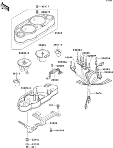 ZX1100 Приборы