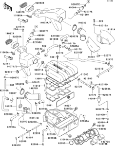 ZX600 Air cleaner(1 / 2)