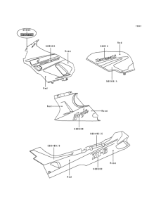ZX600 Наклейка