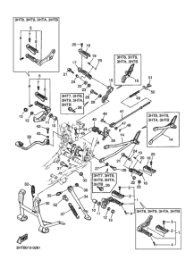SR400S ｽﾀﾝﾄﾞ･ﾌｰﾄﾚｽﾄ