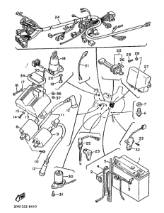 XV1000SE Elektrische ausrustung 1