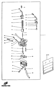 YN50R Карбюратор