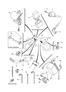 TTR125E Электрика 1