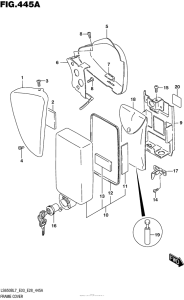 LS650 Обтекатель рамы