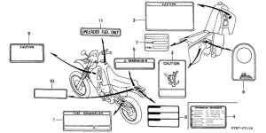 CRM50R Лейбл предостережения