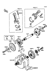 VN1500 Коленвал