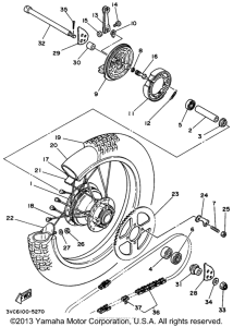 RT180H Переднее колесо