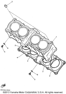 FZR600RFC Цилиндры