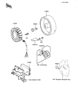 KZ1100 Generator / regulator