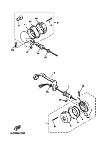 XV1100 XV1100K Проблесковый световой сигнал