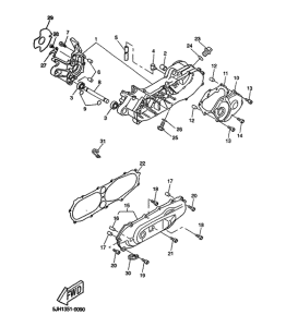 CW50 Картер двигателя