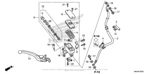 NC700X Front Brake Master Cylinder (1)