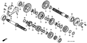 XRV750 Трансмиссия