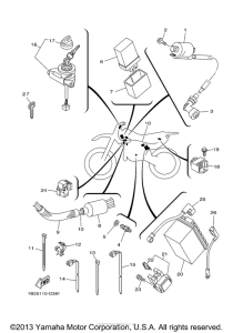 TTR125EV Электрика