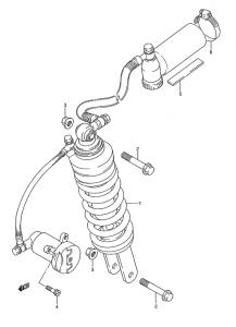 GSX1100 Задние амортизаторы