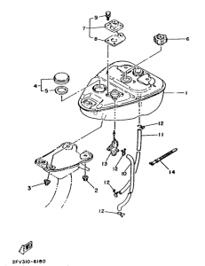 MA50 Топливный бак
