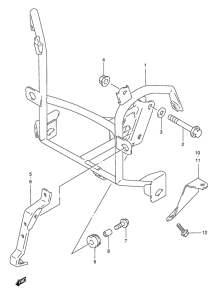 GSF1200S Cowling brace