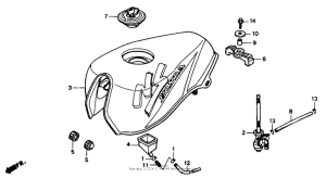 NS50 Топливный бак