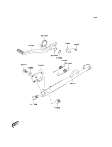 LV1000 Подножка
