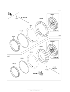 KX100 Колеса,покрышки