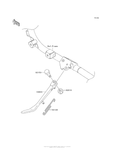 VN1700 Подножка