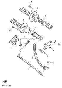 FZX750 Camshaft. chain