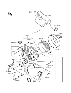 VN800 Воздушный фильтр
