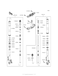 ZR800 Передняя вилка