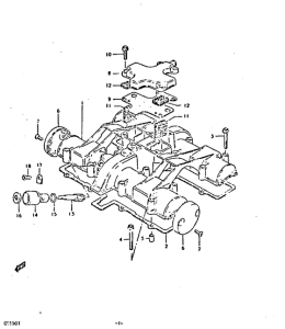 GS550 Крышка головки цилиндров