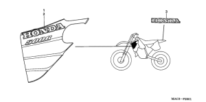 CR500R Label read the manual