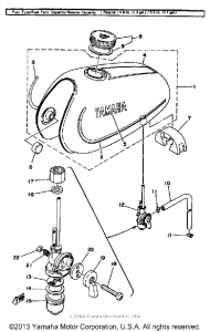 GT80F Топливный бак