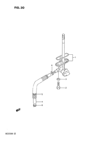 RG125 Топливный кран