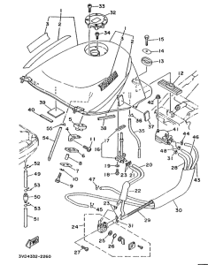 TDM850N (37KW) Топливный бак