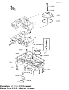 KZ1100 Крышка сапуна / маслосборник