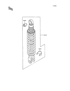 KL250 Амортизатор