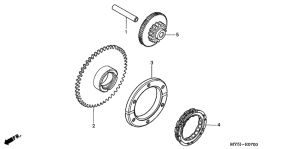 Муфта стартера
