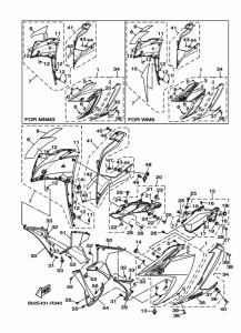YZF-R3 Обтекатель 1