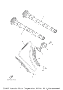 FZ10HCB Цепь механизма газораспределения