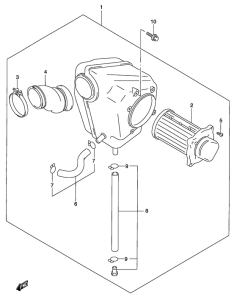 GZ250 Воздухоочиститель