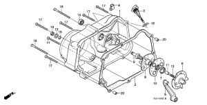 Z50J Крышка картера правая