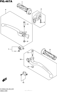 DL1000 (ABS) Рулевые переключатели