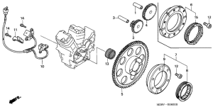 VT600C Pulse generator /  starting clutch