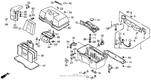 GL1200I A / i rear trunk 86-87