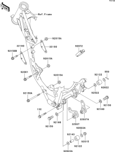  Крепление двигателя