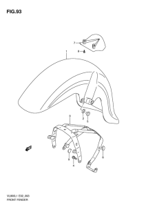 VL800 Переднее крыло