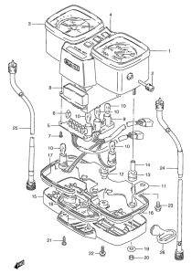 GS125 Спидометр-тахометр