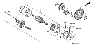  Стартерный мотор