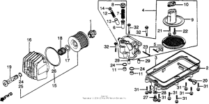 CBX Oil filter + oil pump