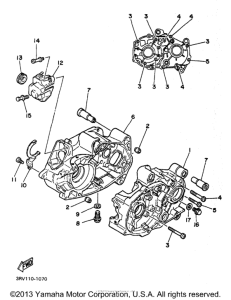 PW80K1 Картер двигателя